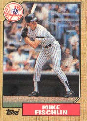 1987 Topps Baseball Cards      434     Mike Fischlin